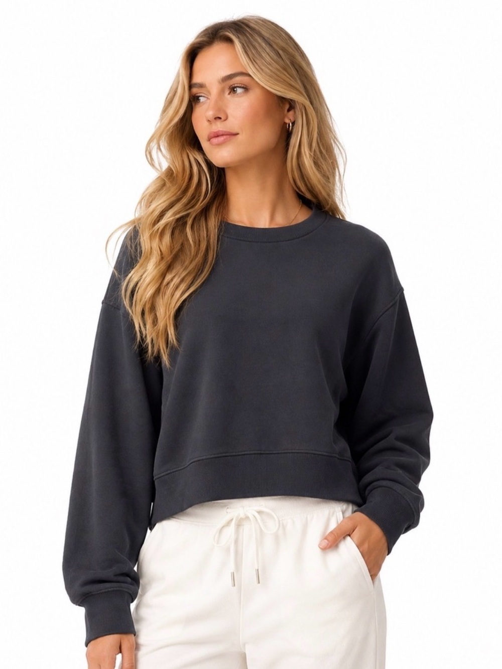 lululemon athletica softstreme cropped crew